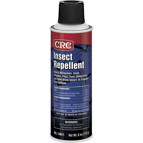 CRC - 8 oz 25% DEET Aerosol Spray - For Biting Flies, Fleas, Gnats, Mosquitos, Ticks - Eagle Tool & Supply