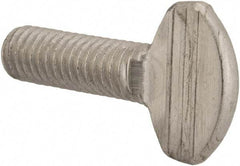 Value Collection - 5/16-18 Oval Shoulderless Grade 18-8 Stainless Steel Thumb Screw - 1" OAL, 0.78" Head Height - Eagle Tool & Supply
