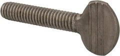 Value Collection - 5/16-18 Oval Shoulderless Grade 18-8 Stainless Steel Thumb Screw - 1-1/2" OAL, 0.78" Head Height - Eagle Tool & Supply