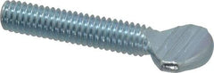 Value Collection - 5/16-18 Oval Shoulderless Grade 2 Steel Thumb Screw - 1-1/2" OAL, Zinc-Plated Finish - Eagle Tool & Supply
