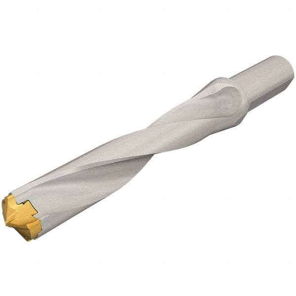 Iscar - 12.5 to 12.9mm Diam, 5xD, 62mm Max Depth, 16mm Shank Diam, 127.2mm OAL, Replaceable Tip Drill - IDI-SG, IDI-SK Insert, 12 Seat Size, DCM Toolholder, Series ChamDrill - Eagle Tool & Supply