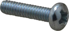 Value Collection - #2-56 UNC, 3/8" Length Under Head Phillips Drive Machine Screw - Pan Head, Grade J82 Steel, Zinc-Plated Finish, Without Washer - Eagle Tool & Supply