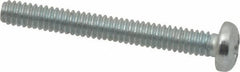 Value Collection - #2-56 UNC, 3/4" Length Under Head Phillips Drive Machine Screw - Pan Head, Grade J82 Steel, Zinc-Plated Finish, Without Washer - Eagle Tool & Supply