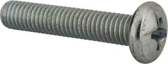 Value Collection - 3/8-16 UNC, 2" Length Under Head Phillips Drive Machine Screw - Pan Head, Grade 2 Steel, Zinc-Plated Finish, Without Washer - Eagle Tool & Supply