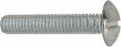 Value Collection - 5/16-18 UNC, 1-3/4" Length Under Head Slotted Drive Machine Screw - Truss Head, Grade J82 Steel, Zinc-Plated Finish, Without Washer - Eagle Tool & Supply
