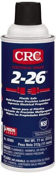 CRC - 6 oz Aerosol Nondrying Film Penetrant/Lubricant - Amber, 250°F Max, Food Grade - Eagle Tool & Supply