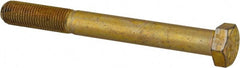 Made in USA - 3/8-24 UNF, 3-1/2" Length Under Head Hex Head Cap Screw - Eagle Tool & Supply