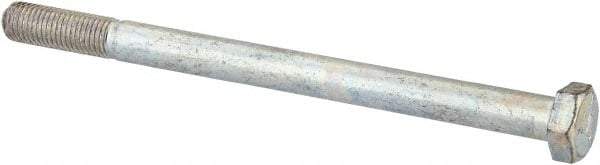 Made in USA - 5/16-24 UNF, 4-1/2" Length Under Head Hex Head Cap Screw - Partially Threaded, Grade 5 Steel, Zinc-Plated Finish, 7/16" Hex - Eagle Tool & Supply