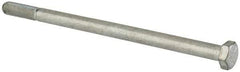 Made in USA - 5/16-24 UNF, 5-1/2" Length Under Head Hex Head Cap Screw - Partially Threaded, Grade 5 Steel, Zinc-Plated Finish, 7/16" Hex - Eagle Tool & Supply