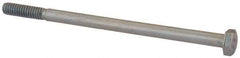 Value Collection - 1/4-20 UNC, 4-1/2" Length Under Head Hex Head Cap Screw - Partially Threaded, Grade 2 Steel, Zinc-Plated Finish, 7/16" Hex - Eagle Tool & Supply