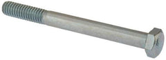 Value Collection - 5/16-18 UNC, 3-1/4" Length Under Head Hex Head Cap Screw - Partially Threaded, Grade 2 Steel, Zinc-Plated Finish, 1/2" Hex - Eagle Tool & Supply