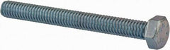 Value Collection - 5/16-18 UNC, 3" Length Under Head Hex Head Cap Screw - Fully Threaded, Grade 2 Steel, Zinc-Plated Finish, 1/2" Hex - Eagle Tool & Supply