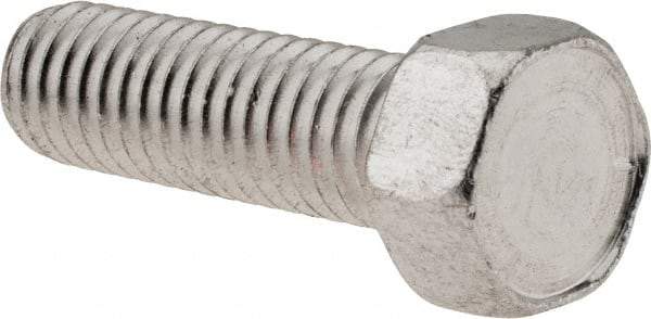 Value Collection - 3/8-16 UNC, 1-1/4" Length Under Head Hex Head Cap Screw - Grade 2024T4 Aluminum, 9/16" Hex - Eagle Tool & Supply