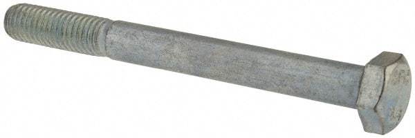 Value Collection - M8x1.25mm Metric Coarse, 80mm Length Under Head Hex Head Cap Screw - Partially Threaded, Grade 8.8 Steel, Zinc-Plated Finish, 13mm Hex - Eagle Tool & Supply