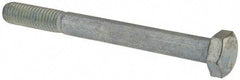 Value Collection - M8x1.25mm Metric Coarse, 80mm Length Under Head Hex Head Cap Screw - Partially Threaded, Grade 8.8 Steel, Zinc-Plated Finish, 13mm Hex - Eagle Tool & Supply