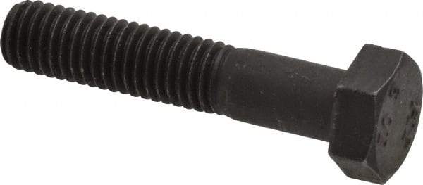 Value Collection - M8x1.25mm Metric Coarse, 40mm Length Under Head Hex Head Cap Screw - Partially Threaded, Grade 10.9 Steel, Black Oxide Finish, 13mm Hex - Eagle Tool & Supply