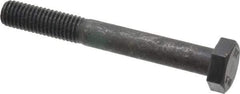 Value Collection - M10x1.50mm Metric Coarse, 80mm Length Under Head Hex Head Cap Screw - Partially Threaded, Grade 10.9 Steel, Black Oxide Finish, 17mm Hex - Eagle Tool & Supply