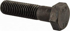 Value Collection - M12x1.75mm Metric Coarse, 50mm Length Under Head Hex Head Cap Screw - Partially Threaded, Grade 10.9 Steel, Black Oxide Finish, 19mm Hex - Eagle Tool & Supply