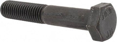Value Collection - M12x1.75mm Metric Coarse, 70mm Length Under Head Hex Head Cap Screw - Partially Threaded, Grade 10.9 Steel, Black Oxide Finish, 19mm Hex - Eagle Tool & Supply