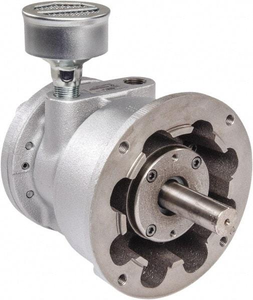Gast - 5-1/4 hp Reversible Flange Air Actuated Motor - 0:00 Gear Ratio, 2,500 Max RPM, 2.13" Shaft Length, 7/8" Shaft Diam - Eagle Tool & Supply