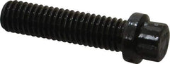 Value Collection - 3/8-16 UNC, 1-1/2" Length Under Head, 12 Point Drive Flange Bolt - 1-1/2" Thread Length, 170M PSI Alloy Steel, Smooth Flange, Uncoated - Eagle Tool & Supply