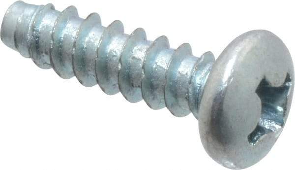 Value Collection - #6 Pan Head Phillips Sheet Metal Screw - Steel, 1/2" Length Under Head, Grade 2 - Eagle Tool & Supply