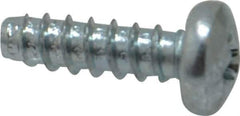 Value Collection - #8 Pan Head Phillips Sheet Metal Screw - Steel, 1/2" Length Under Head, Grade 2 - Eagle Tool & Supply