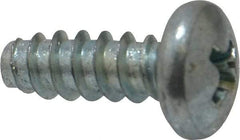 Value Collection - #10 Pan Head Phillips Sheet Metal Screw - Steel, 1/2" Length Under Head, Grade 2 - Eagle Tool & Supply