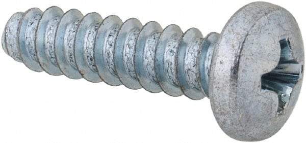 Value Collection - #10 Pan Head Phillips Sheet Metal Screw - Steel, 3/4" Length Under Head, Grade 2 - Eagle Tool & Supply