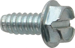 Value Collection - 5/16" Hex Washer Head Slotted Sheet Metal Screw - Steel, 3/4" Length Under Head, Grade 2 - Eagle Tool & Supply