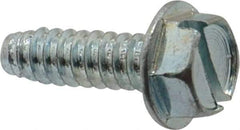 Value Collection - 5/16" Hex Washer Head Slotted Sheet Metal Screw - Steel, 1" Length Under Head, Grade 2 - Eagle Tool & Supply