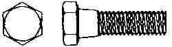Value Collection - 5/16-18 Thread, 6" Length Under Head, Steel Hex Head Bolt - Hot Dipped Galvanized Coated, UNC Thread, ASTM A307, Grade 2 - Eagle Tool & Supply