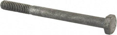 Value Collection - 1/4-20 Thread, 3" Length Under Head, Steel Hex Head Bolt - Hot Dipped Galvanized Coated, UNC Thread, ASTM A307, Grade 2 - Eagle Tool & Supply