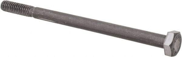 Value Collection - 1/4-20 Thread, 4" Length Under Head, Steel Hex Head Bolt - Uncoated, UNC Thread, ASTM A307, Grade 2 - Eagle Tool & Supply