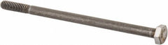 Value Collection - 1/4-20 Thread, 4-1/2" Length Under Head, Steel Hex Head Bolt - Uncoated, UNC Thread, ASTM A307, Grade 2 - Eagle Tool & Supply
