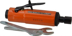 Dotco - 1/4" Collet, Straight Handle, Straight Air Die Grinder - 23,000 RPM, Rear Exhaust, 37 CFM, 0.9 hp, 90 psi, 1/4" Inlet - Eagle Tool & Supply