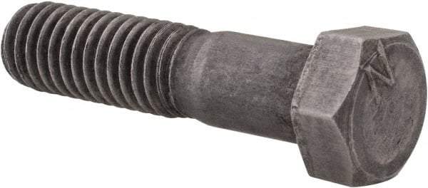 Value Collection - 7/16-14 Thread, 1-3/4" Length Under Head, Steel Hex Head Bolt - Uncoated, UNC Thread, ASTM A307, Grade 2 - Eagle Tool & Supply