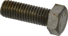 Value Collection - 1/2-13 Thread, 1-1/2" Length Under Head, Steel Hex Head Bolt - Uncoated, UNC Thread, ASTM A307, Grade 2 - Eagle Tool & Supply