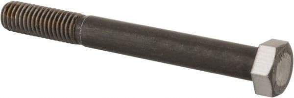 Value Collection - 1/2-13 Thread, 4-1/2" Length Under Head, Steel Hex Head Bolt - Uncoated, UNC Thread, ASTM A307, Grade 2 - Eagle Tool & Supply