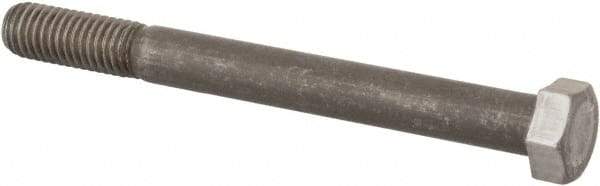Value Collection - 1/2-13 Thread, 5" Length Under Head, Steel Hex Head Bolt - Uncoated, UNC Thread, ASTM A307, Grade 2 - Eagle Tool & Supply