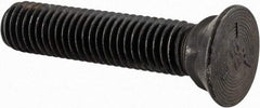 Value Collection - 1/2-13 UNC, 2-1/2" OAL, Steel Plow Bolt - Uncoated, Grade 5 - Eagle Tool & Supply