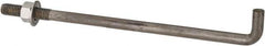 Value Collection - 1/2-13, 10" OAL Bent Anchor Bolt - Grade 2 Steel - Eagle Tool & Supply