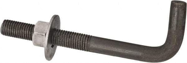 Value Collection - 3/4-10, 8" OAL Bent Anchor Bolt - Grade 2 Steel - Eagle Tool & Supply