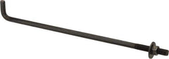 Value Collection - 3/4-10, 24" OAL Bent Anchor Bolt - Grade 2 Steel - Eagle Tool & Supply