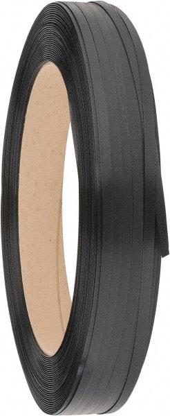 Made in USA - 3,600' Long x 1/2" Wide, Coil Case Polypropylene Strapping - 500 Lb Capacity, 0.02" Thick - Eagle Tool & Supply