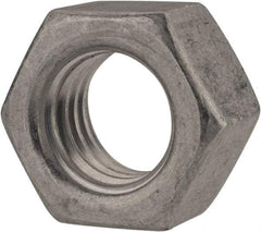 Value Collection - 5/8-11 UN Aluminum Right Hand Hex Nut - 15/16" Across Flats, 35/64" High, Uncoated - Eagle Tool & Supply