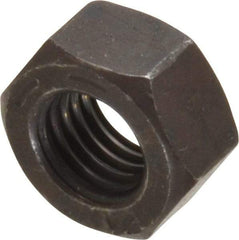 Value Collection - 5/16-24 UNF Steel Right Hand Hex Nut - 1/2" Across Flats, 17/64" High, Uncoated - Eagle Tool & Supply