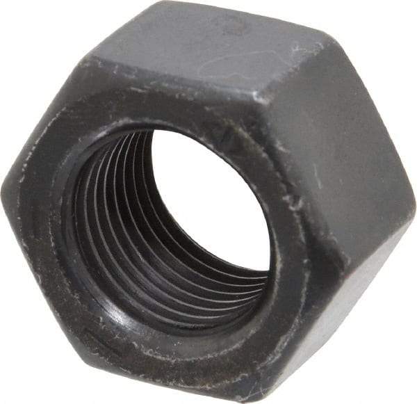 Value Collection - 5/8-18 UNF Steel Right Hand Hex Nut - 15/16" Across Flats, 35/64" High, Black Oxide Finish - Eagle Tool & Supply