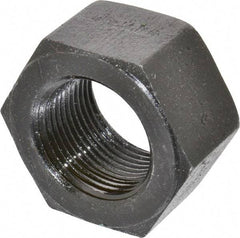 Value Collection - 1-1/4 - 12 UNF Steel Right Hand Hex Nut - 1-7/8" Across Flats, 1-1/16" High, Uncoated - Eagle Tool & Supply