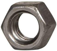 Value Collection - 3/8-16 UNC Steel Right Hand Hex Nut - 9/16" Across Flats, 0.3281" High, Uncoated - Eagle Tool & Supply